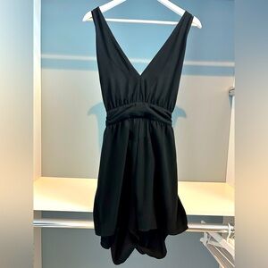 Leith black romper. Size large. Amazing condition! Crossover back detail.